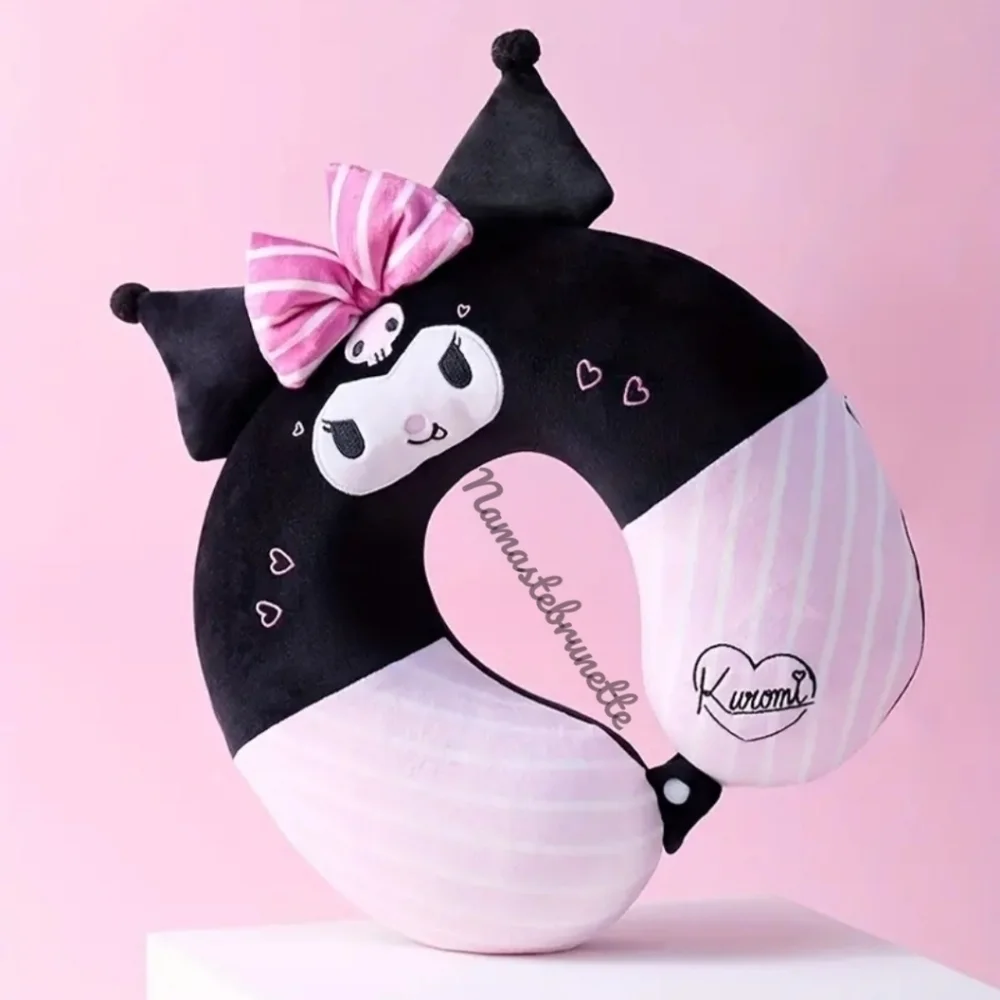 Kuromi U Shape Memory Foam Travel Neck Pillow
